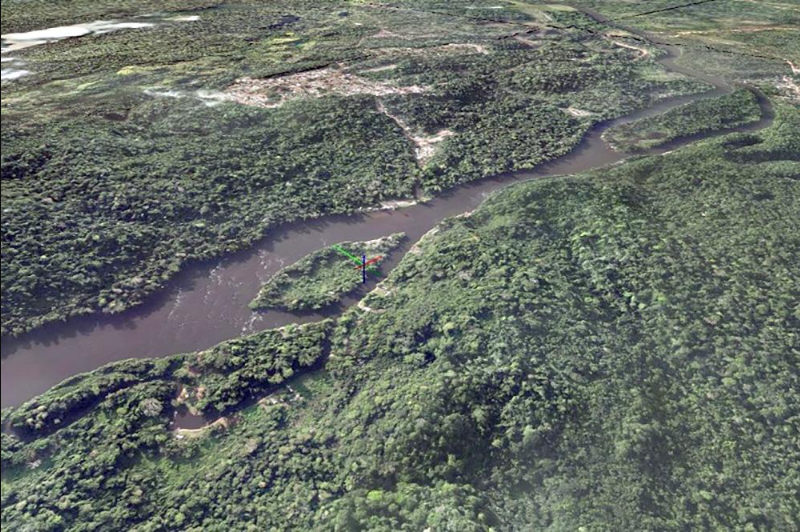 Foto aérea revela o motivo por trás do nome ‘Serra do Navio’