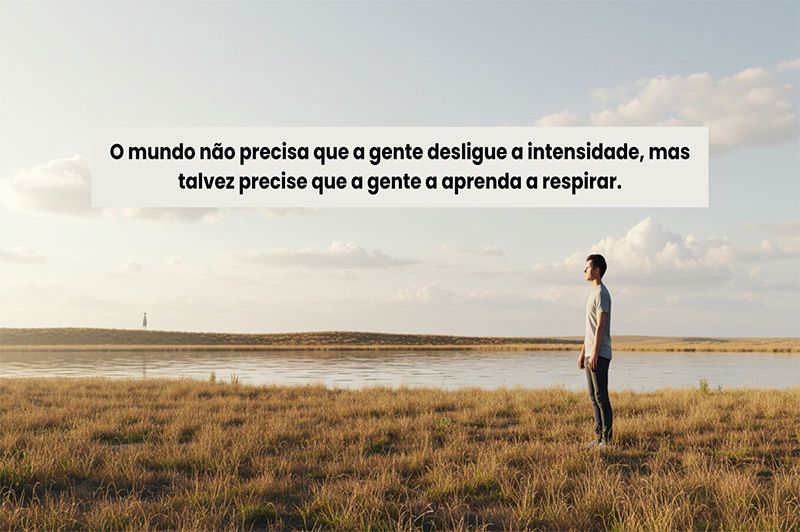 O perigo de sentir demais: Intensidade também precisa de limite