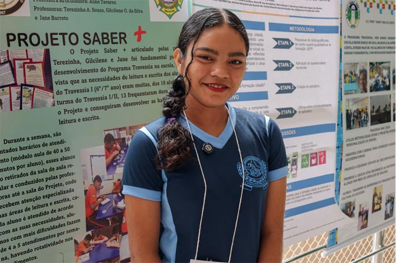 Com apoio do UNICEF, estudante santanense agora quer fazer concurso